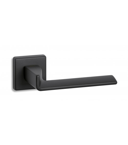 Satin Chrome Door Handle ENTO EDGE SQ - designer handle