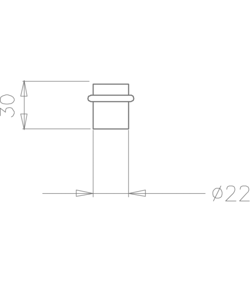 TUPAI 1699 black door stop design hardware