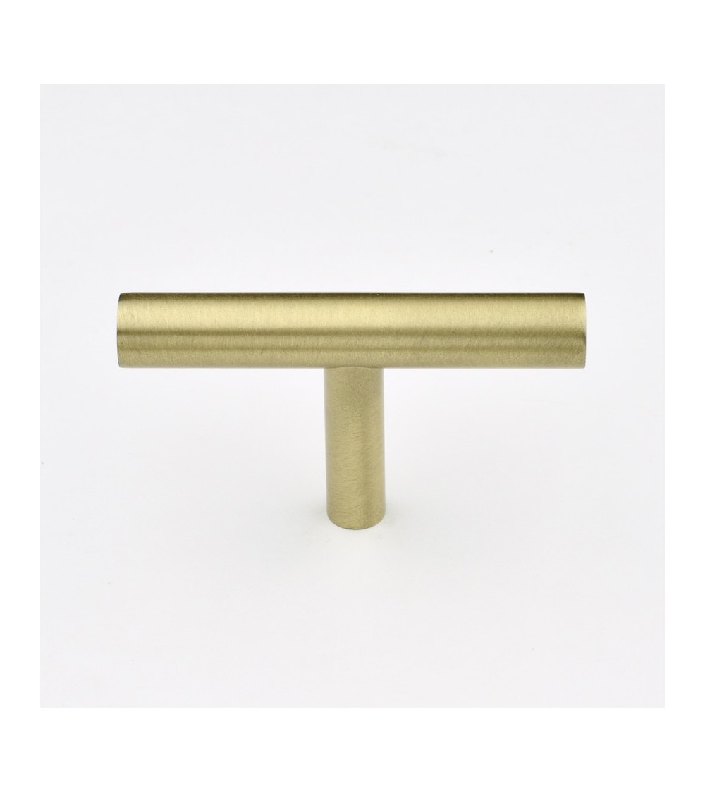 Brass T-Bar furniture knob designer handle