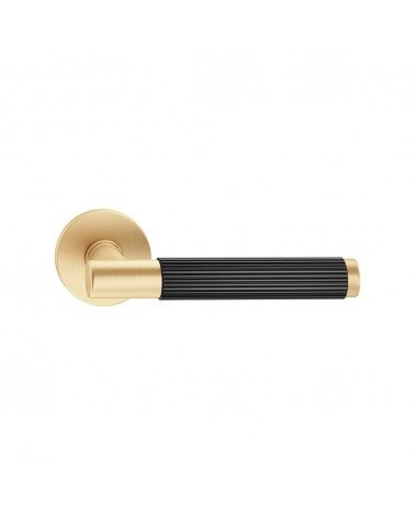 Slim two-tone door handles gold and black design handle