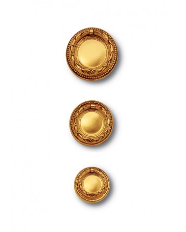 Salice Paolo round brass furniture knob - 024B - design handle