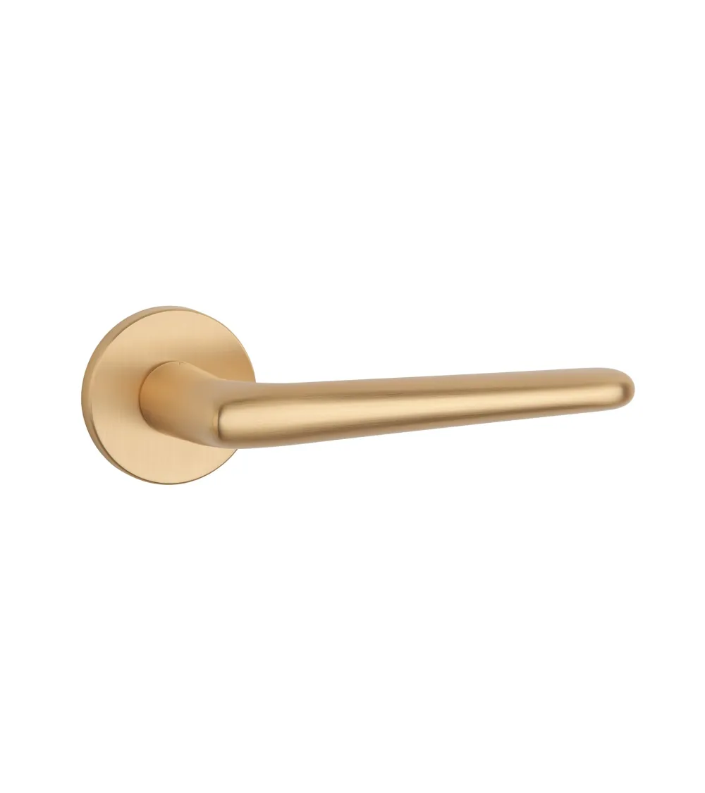 Matt gold door handle LAVANDA design handle