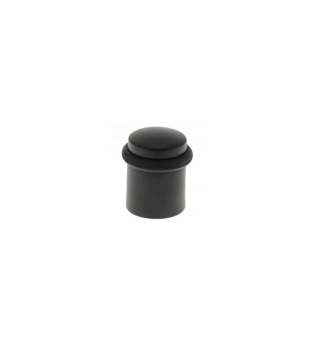 Black zamak screw-on door stop - model 822 - designer handle