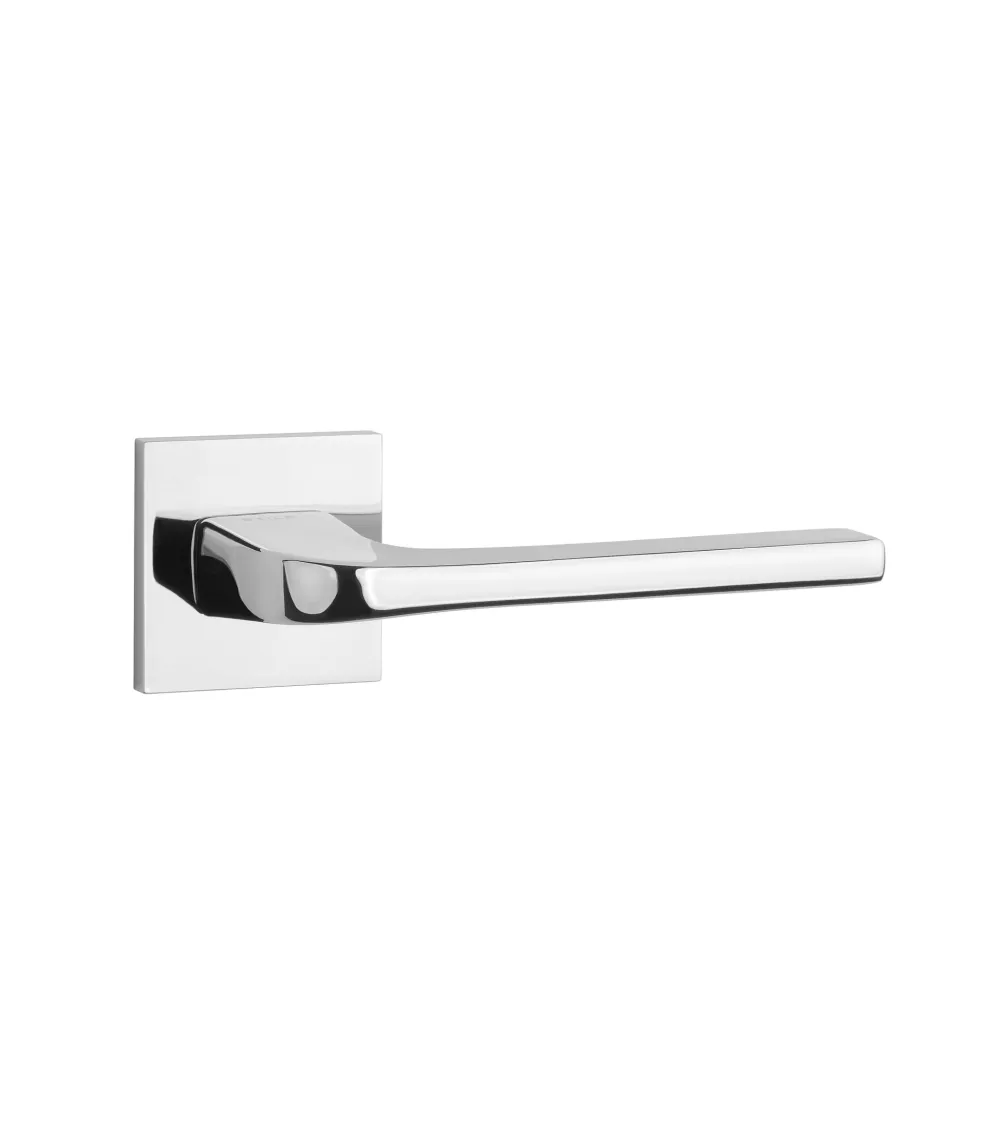 NAKA design polished chrome door handle