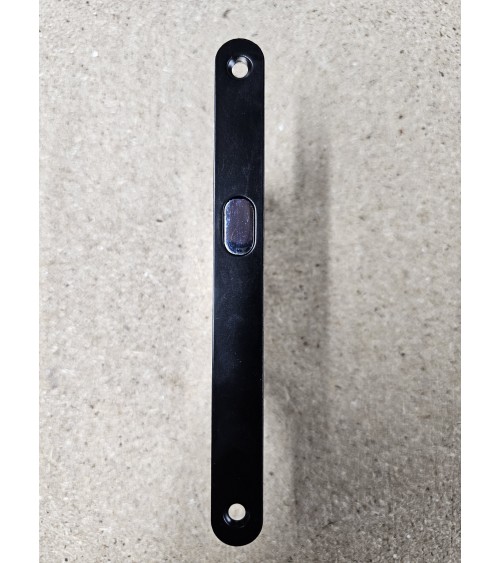 Lock for sliding doors - matt chrome colour - design handle