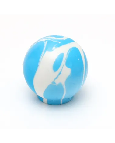 Azure Blue beech wood furniture knob designer handle