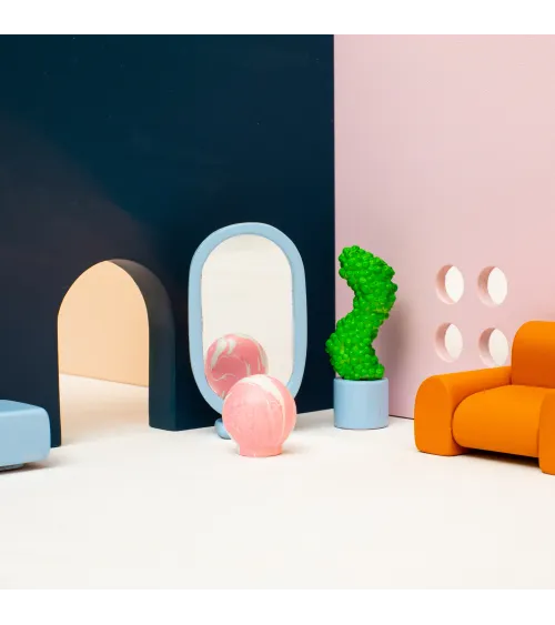 Pink beech wood furniture knob design handle