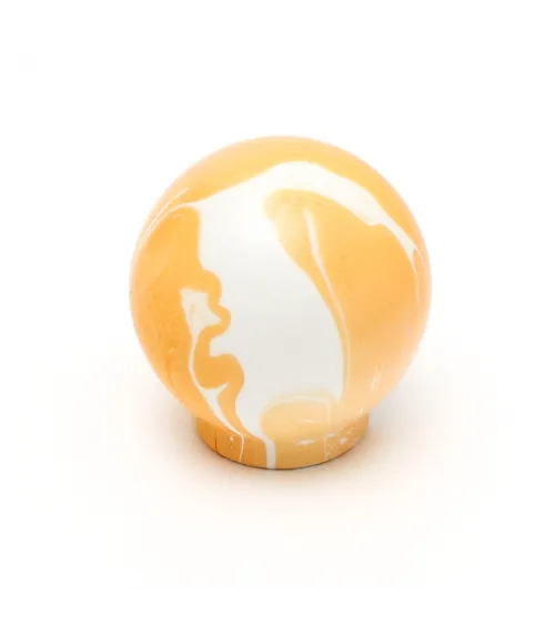 Orange beech wood furniture knob design handle