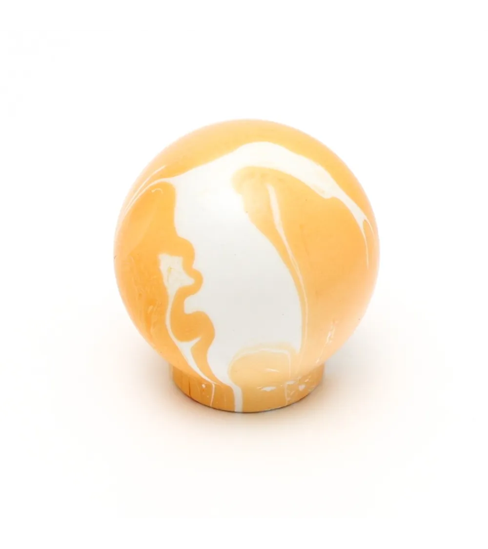 Orange beech wood furniture knob design handle