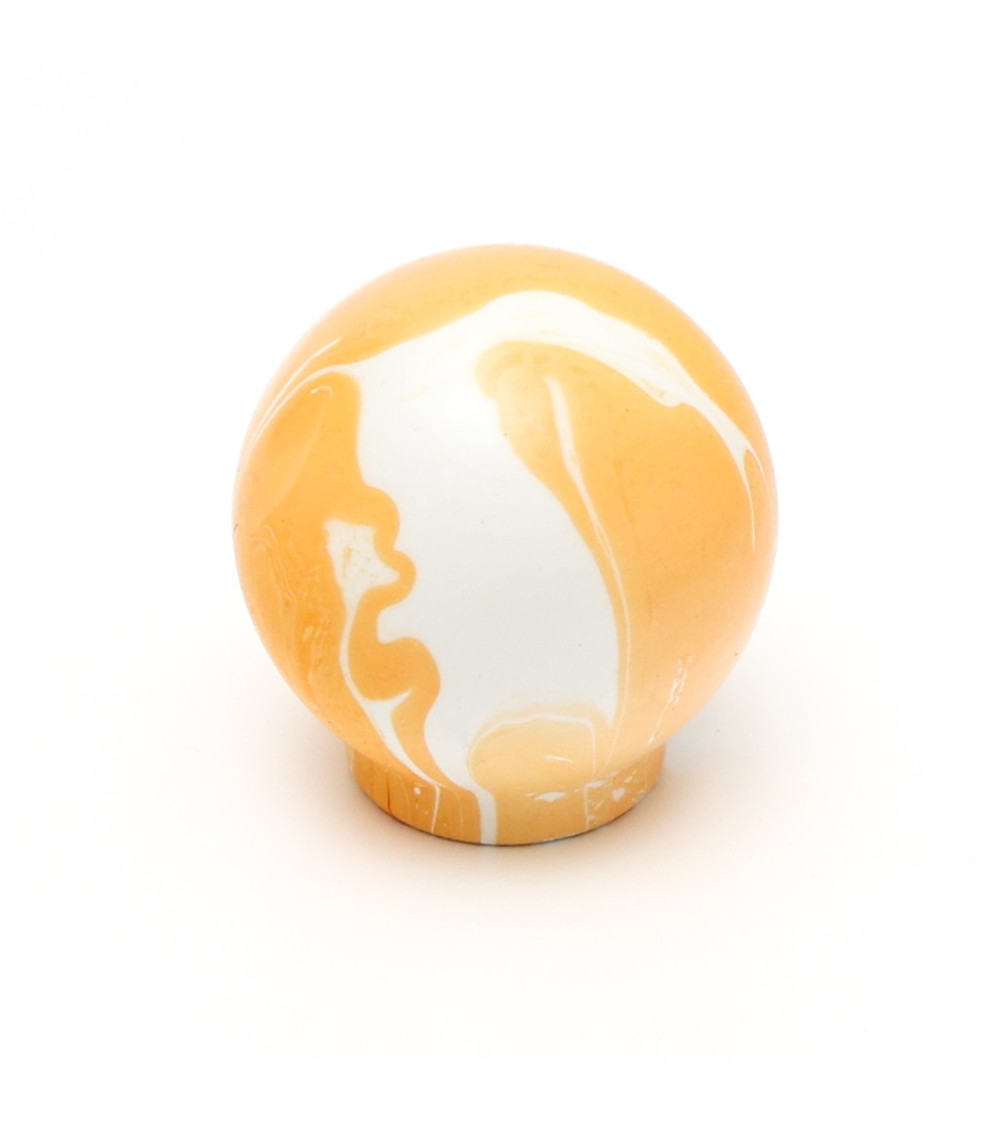 Orange beech wood furniture knob design handle