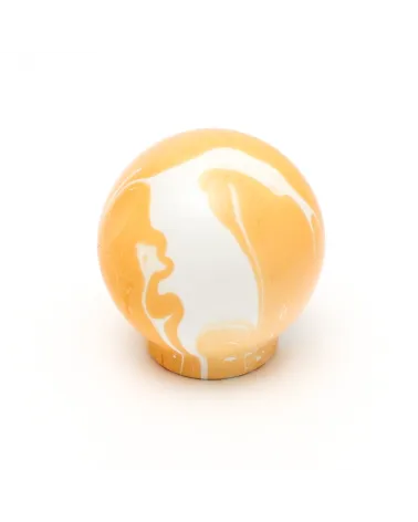 Orange beech wood furniture knob design handle