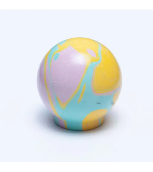 Funky yellow beech wood furniture knob design handle