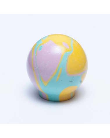 Funky yellow beech wood furniture knob design handle