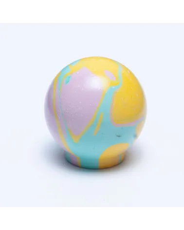 Funky yellow beech wood furniture knob design handle
