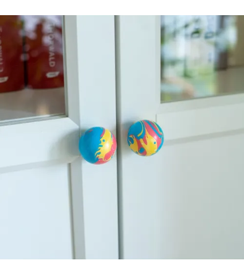 Happy dream beech wood furniture knob design handle