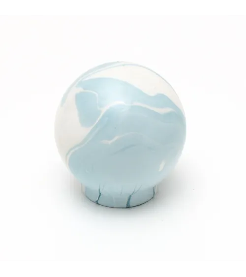 Grey blue beech wood furniture knob design handle