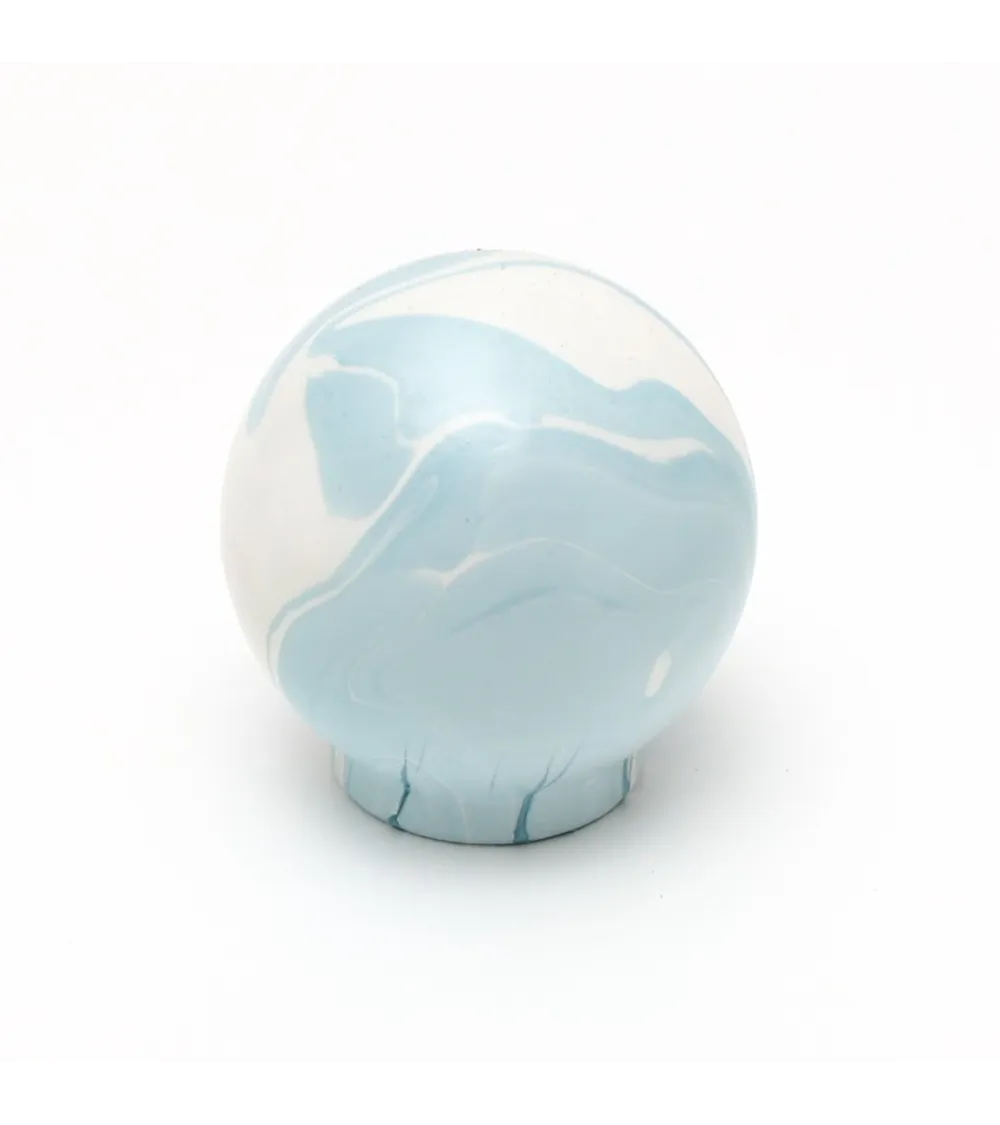 Grey blue beech wood furniture knob design handle