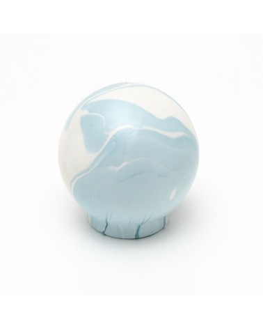 Grey blue beech wood furniture knob design handle