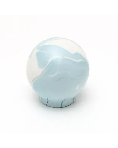Grey blue beech wood furniture knob design handle