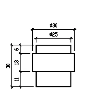 Door stop 1719 with dimensions