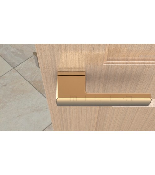 Matt gold BRISA door handle design handle