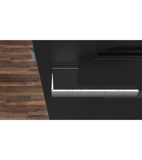 Polished chrome BRISA design door handle