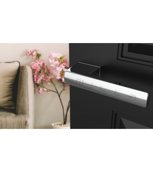 Polished chrome BRISA design door handle