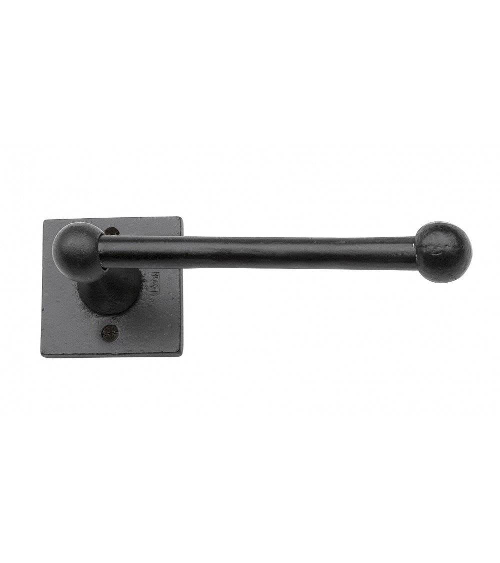 WC support part in aged iron - designer handle