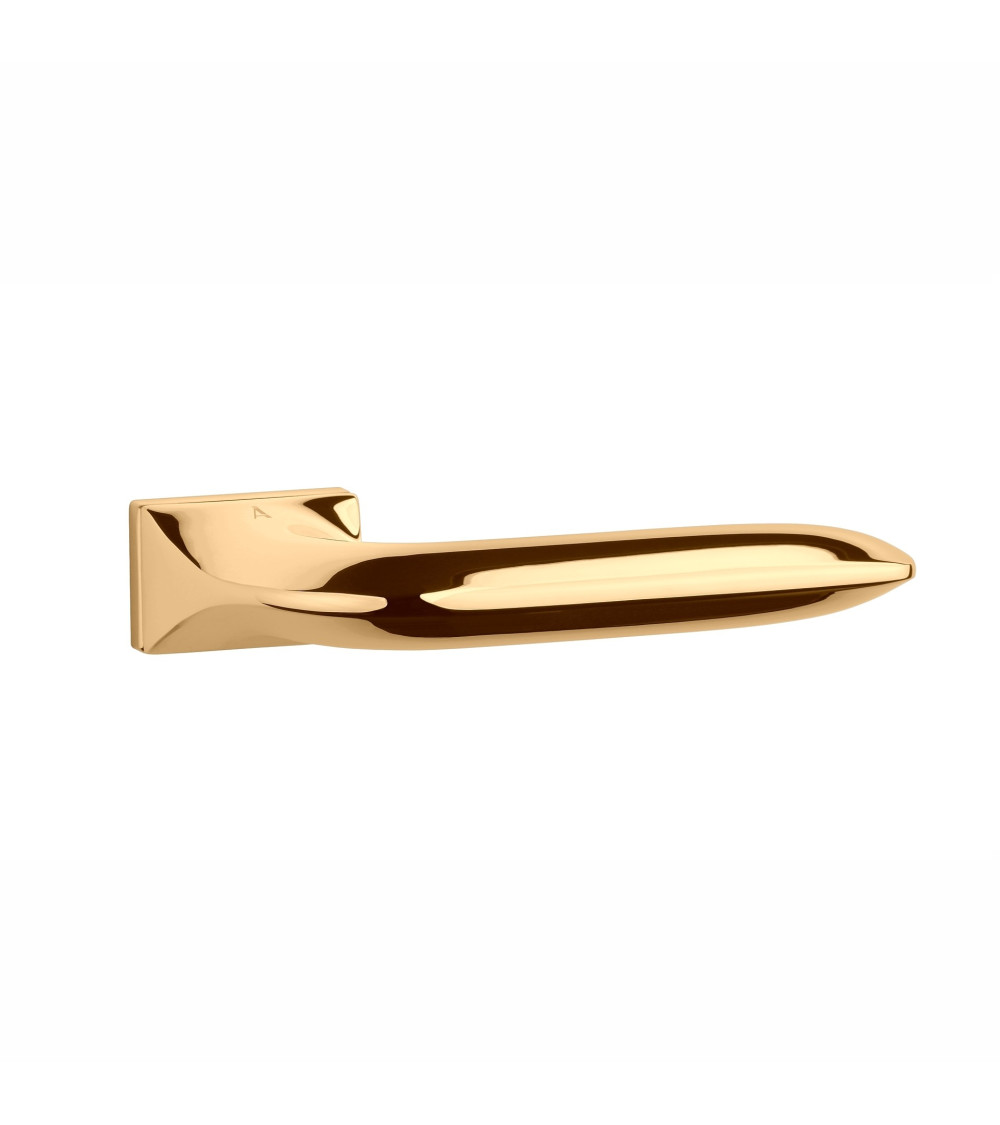 Polished gold GLADIOLA door handle design handle