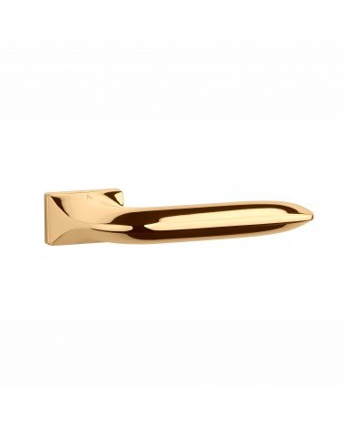 Polished gold GLADIOLA door handle design handle