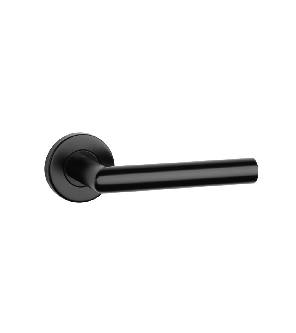 Black door handle OVAL 1701 designer handle