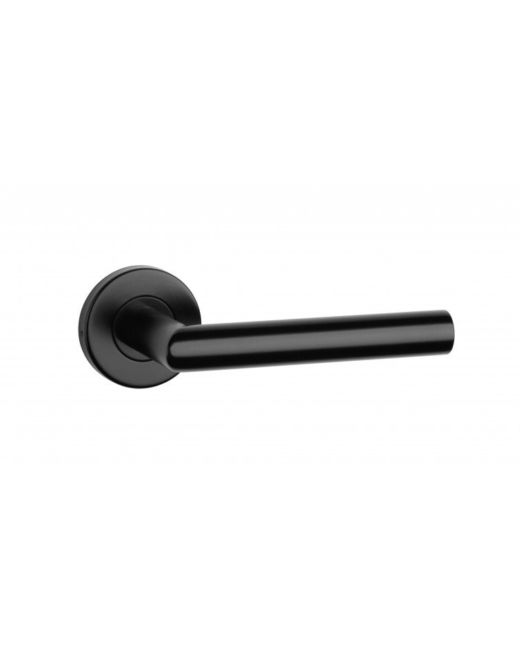 Black door handle OVAL 1701 designer handle