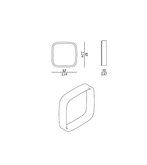 Modern Sliding Glass Door Handle Cham designer handle