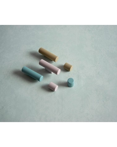 AVANTI aluminium furniture knob designer handle placed on a grey surface