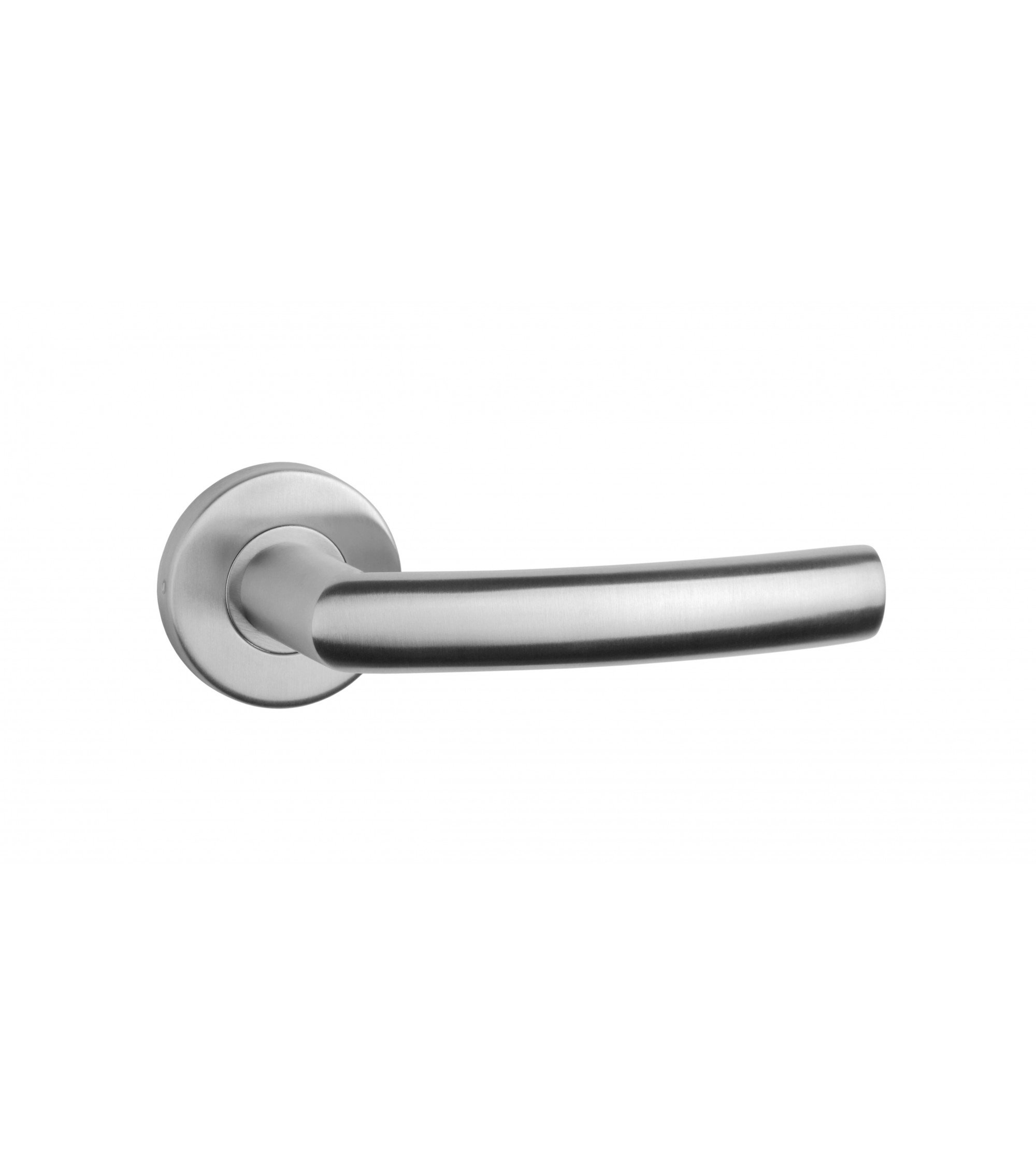 OVAL 1706 stainless steel finish door handle designer ironmongery
