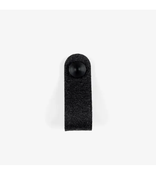 Black Pineapple Leather Furniture Handle - Designer Handle