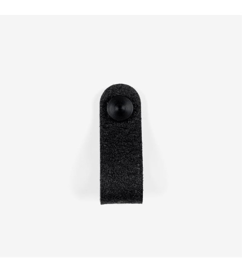 Black Pineapple Leather Furniture Handle - Designer Handle