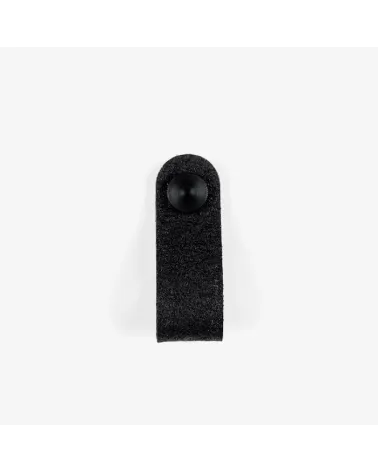 Black Pineapple Leather Furniture Handle - Designer Handle
