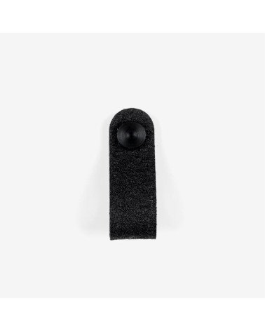 Black Pineapple Leather Furniture Handle - Designer Handle