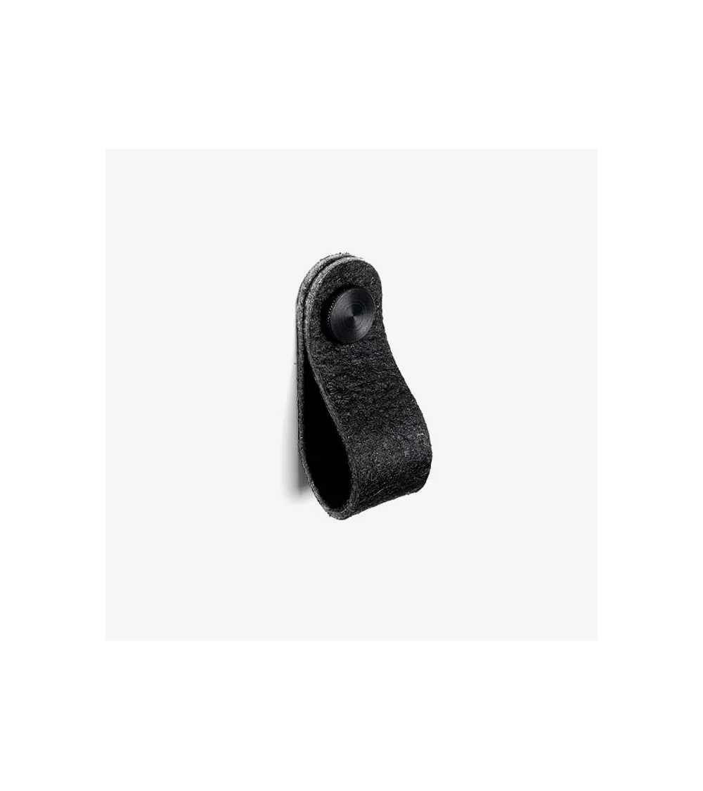 Black Pineapple Leather Furniture Handle - Designer Handle