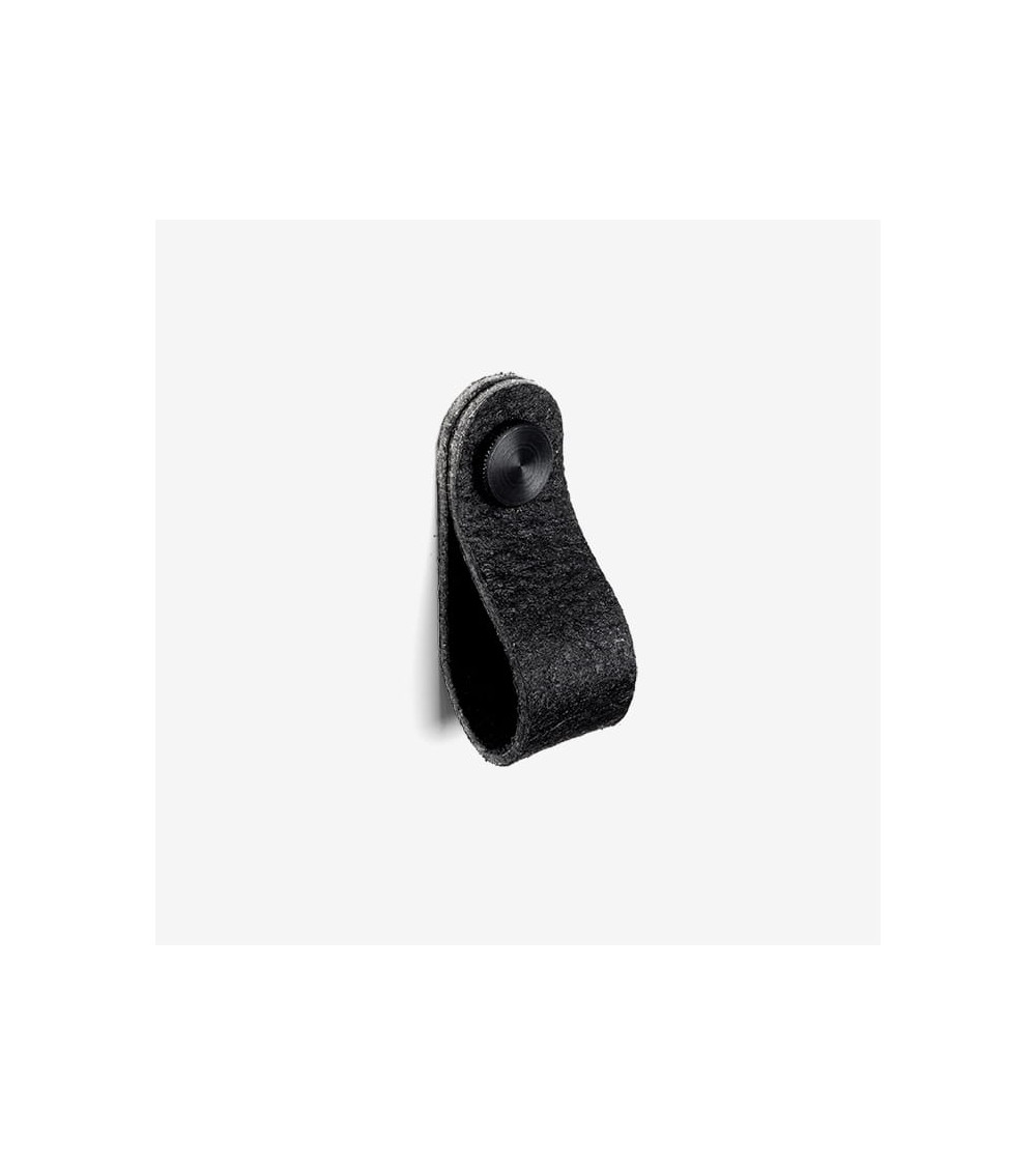 Black Pineapple Leather Furniture Handle - Designer Handle