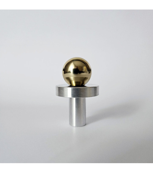POLA polished gold/polished chrome furniture knob design handle