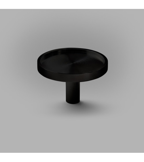 Black furniture knob INA BLACK designer handle