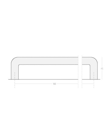 ISA WAVE industrial furniture handle with captions