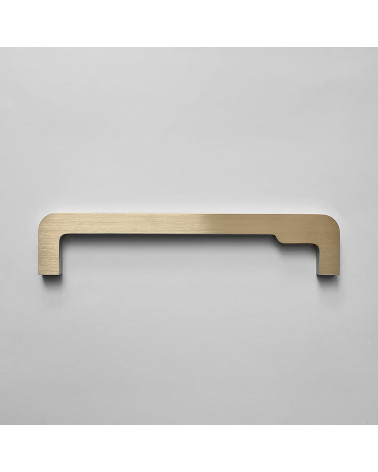 ISA WAVE industrial furniture handle designer handle front view