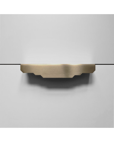 KARLA LACK brass furniture handle designer handle front view
