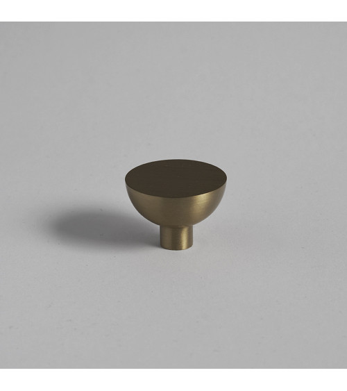 Matt gold LUNA M furniture knob, design handle
