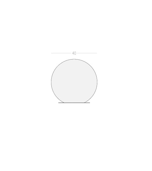 Polished gold furniture knob ODETE designer handle
