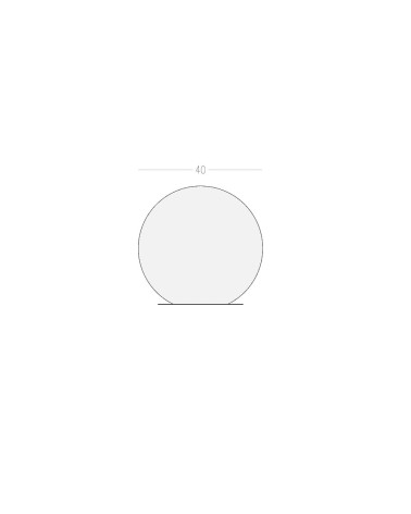 ODETE furniture knob with legend