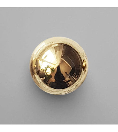 Polished gold furniture knob ODETE designer handle